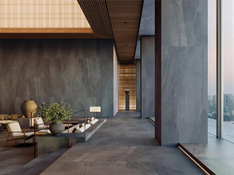Piastrelle Aged Dark Nature di Porcelanosa