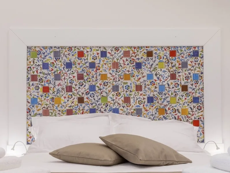 Piastrella Arazzi Arlecchino in ceramica di Caltagirone di Alemanna