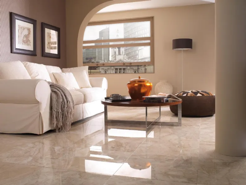 Pistrelle in marmo Nairobi Crema Lucido di Porcelanosa