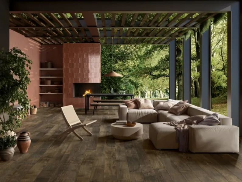 Piastrelle effetto legno Nodis di Ragno