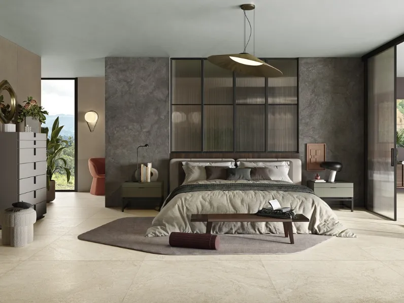 Piastrelle effetto pietra Pulse Sand di Lea Ceramiche