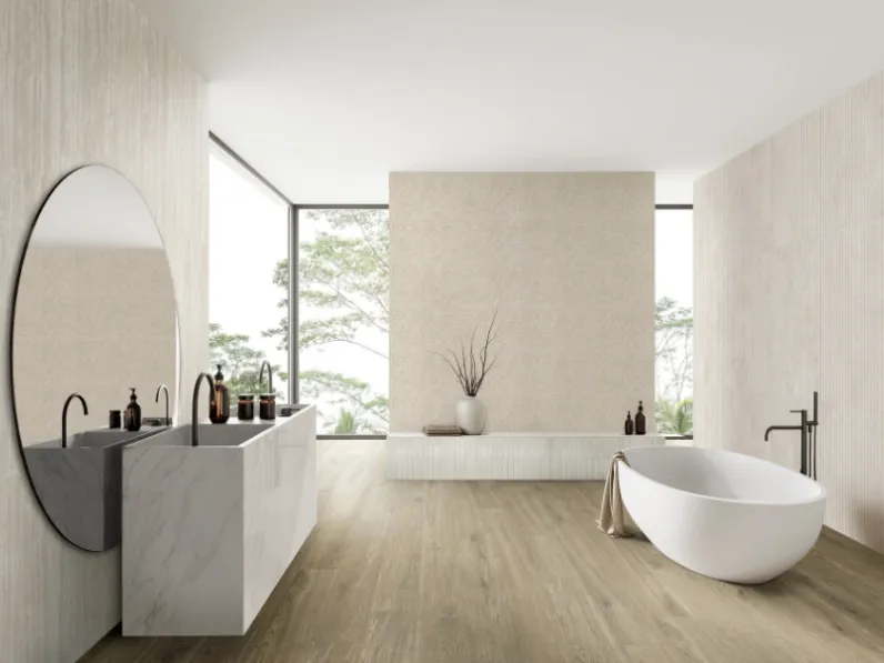 Piastrelle Travertino Wall di Ragno