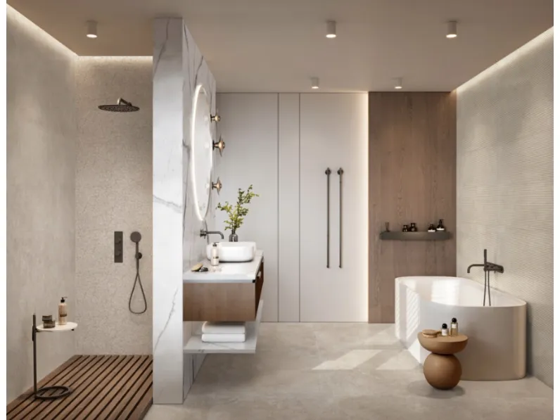 Piastrelle Travertino Wall di Ragno