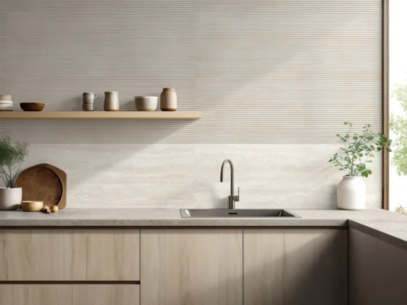 Piastrelle Travertino Wall di Ragno