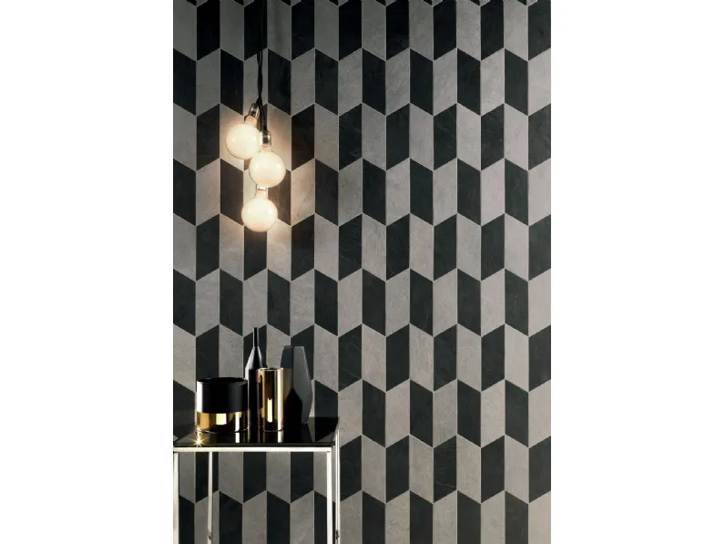 Piastrelle Waterfall Silver Flow e dark flow arrow di Lea Ceramiche