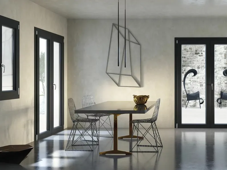 Finestra in PVC a 7 camere con anta battente Ares di D & V