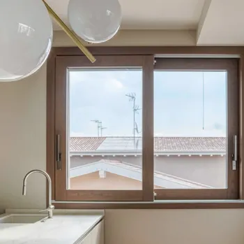 Finestra Contemporaneo LA in legno-alluminio di DMR