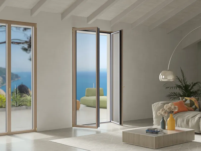 Finestra Inversa in pvc e alluminio di Biemme Finestre