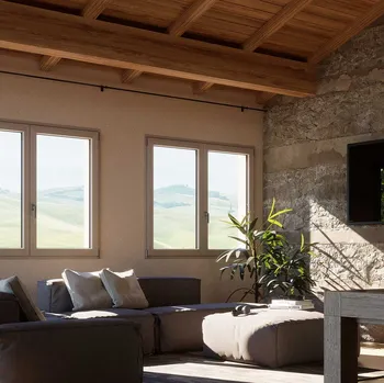 Finestra Linea 76 in pvc di Fossati Serramenti