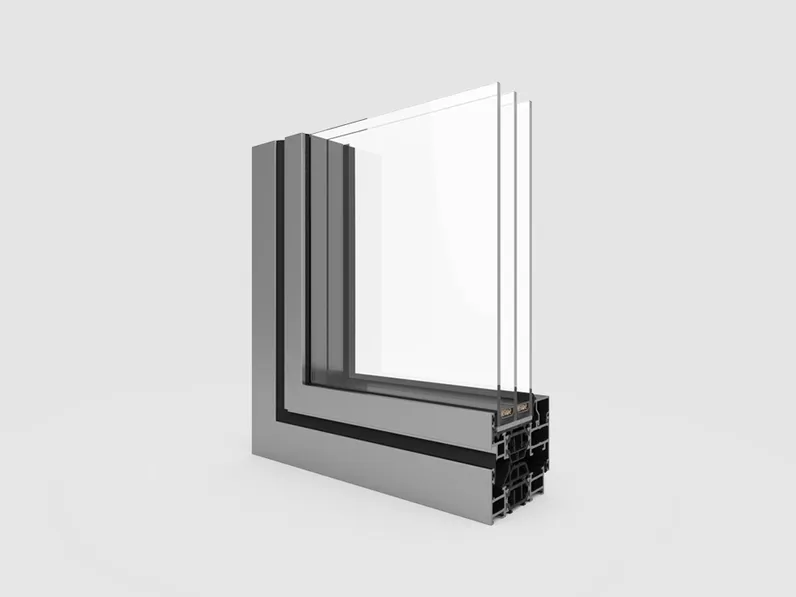 Finestra in alluminio MaxLight di Eko-Okna