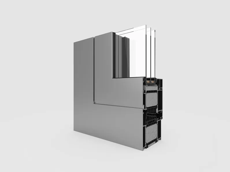Finestra in alluminio MB-104 Passive di Eko-Okna