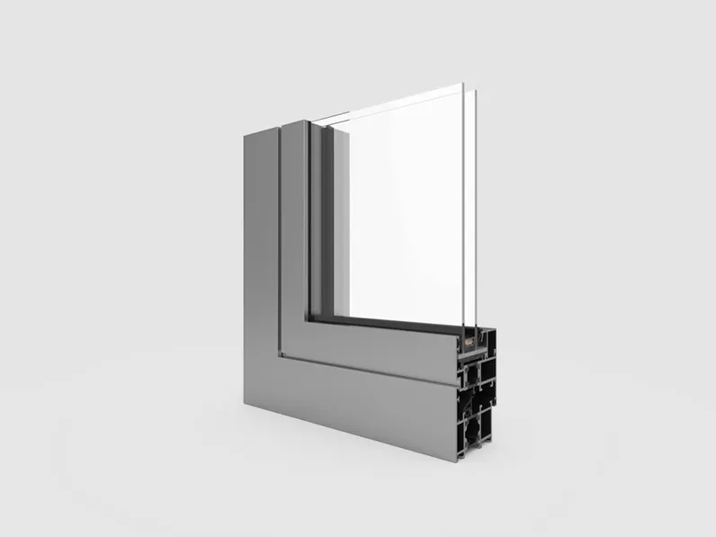 Finestra in alluminio MB-60 di Eko-Okna