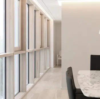 Finestra fissa alternata con finestra apribile Mix D-Wall di De Carlo