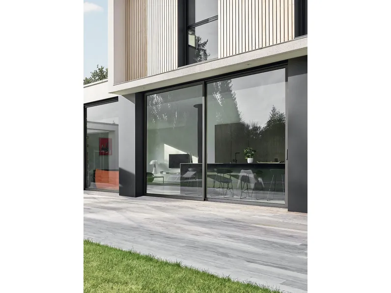 Portafinestra scorrevole minimale 01 di K-Line