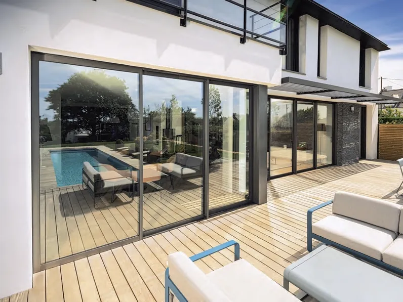 Portafinestra scorrevole minimale 05 di K-Line