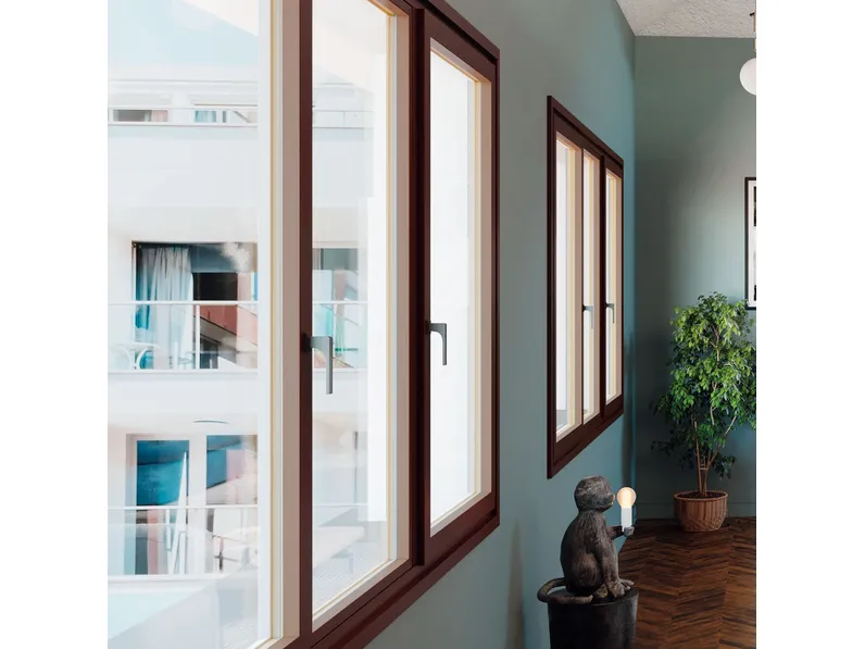 Finestra Sistema Uni-One in legno-alluminio di DMR