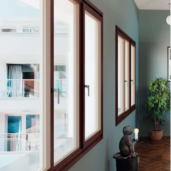 Finestra Sistema Uni-One in legno-alluminio di DMR