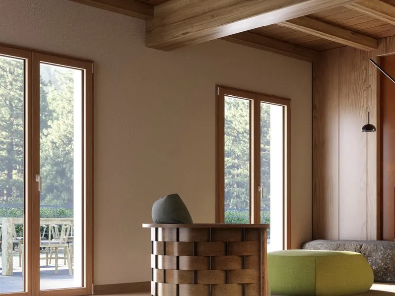 Finestra in legno e alluminioThermicX di Fossati Serramenti