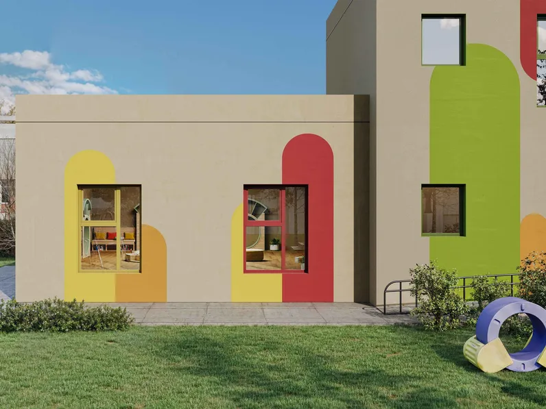 Finestra dal design innovativo e all’avanguardia in PVC con cover in alluminio Radici Vision 2020 di Nurith