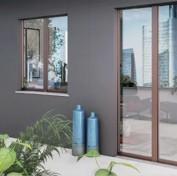 Finestra minimale in alluminio Winlux 68A di Pompeja