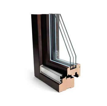 Finestra con serramento in legno Zenith di Danese