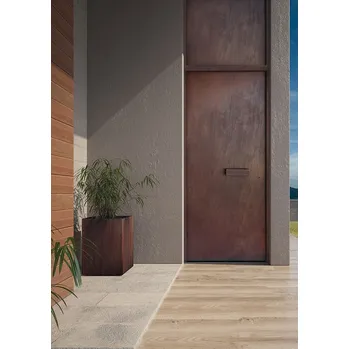 Porta blindata Alluminio Corten di Okey