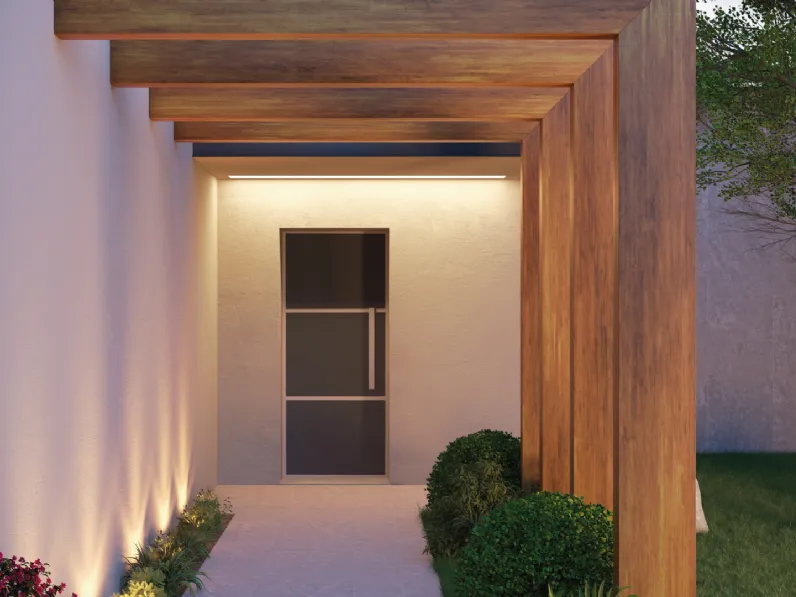 Portoncino Battista Modello 11 di Fossati Serramenti