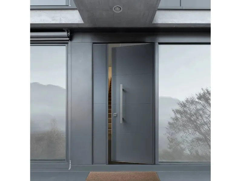 Porta blindata Compact DB in laccato Grigio di Gardesa