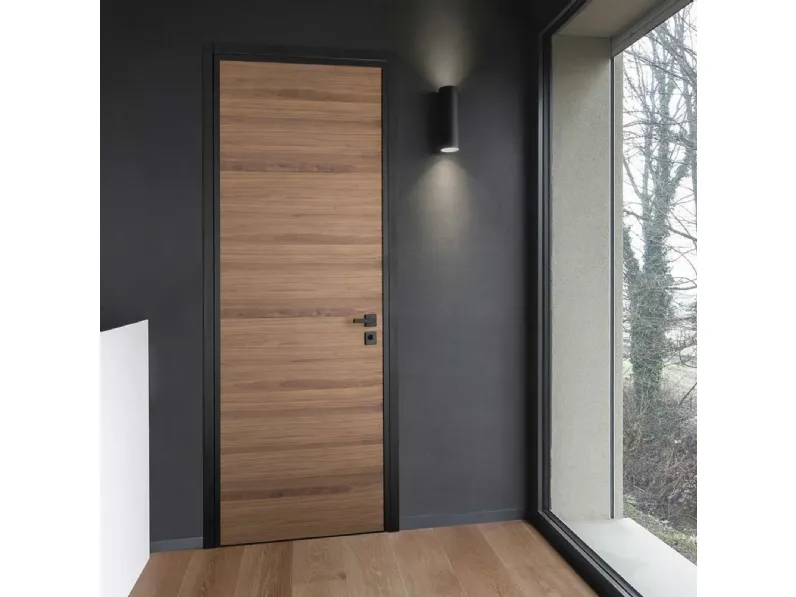 Porta blindata Florence Doga Hori in Noce Canaletto di Gardesa