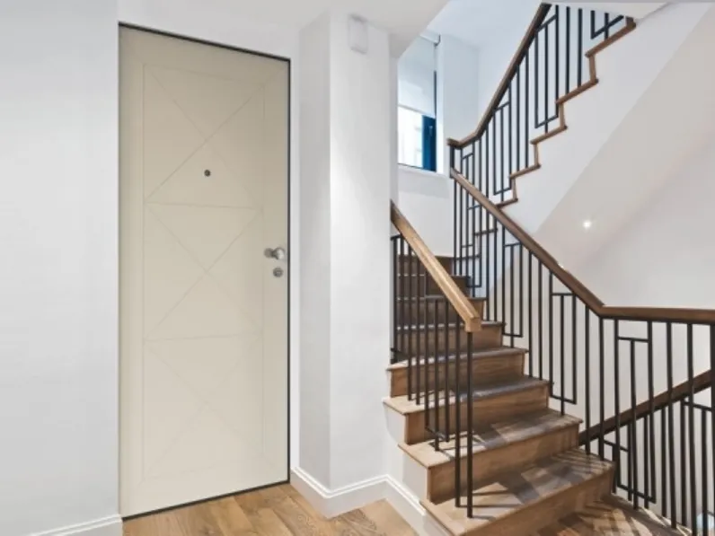 Porta blindata ignifuga personalizzabile e resistente Grisou Rei 30 02 di Metalnova