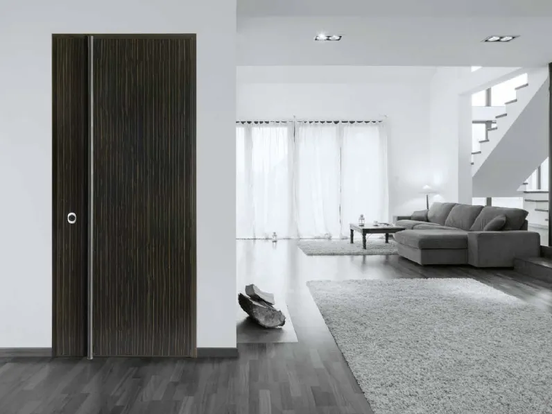 Porta blindata Hi Wood Ebano Nero di Okey