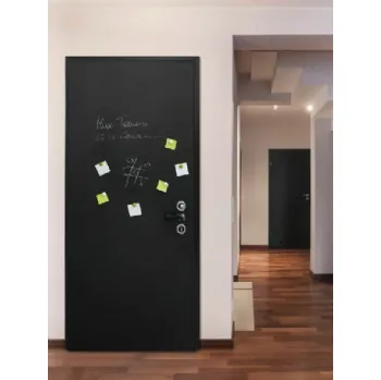 Porta blindata Linea Notes pannello HPL scrivibile da interno di Okey