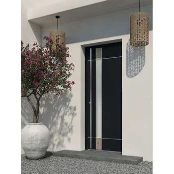 Portoncino Nubie in alluminio laccato con inserti in ceramica di K-Line
