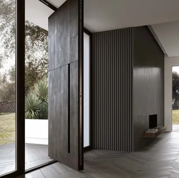 Portoncino in alluminio con pannello in laminato One Off 01 di Nurith