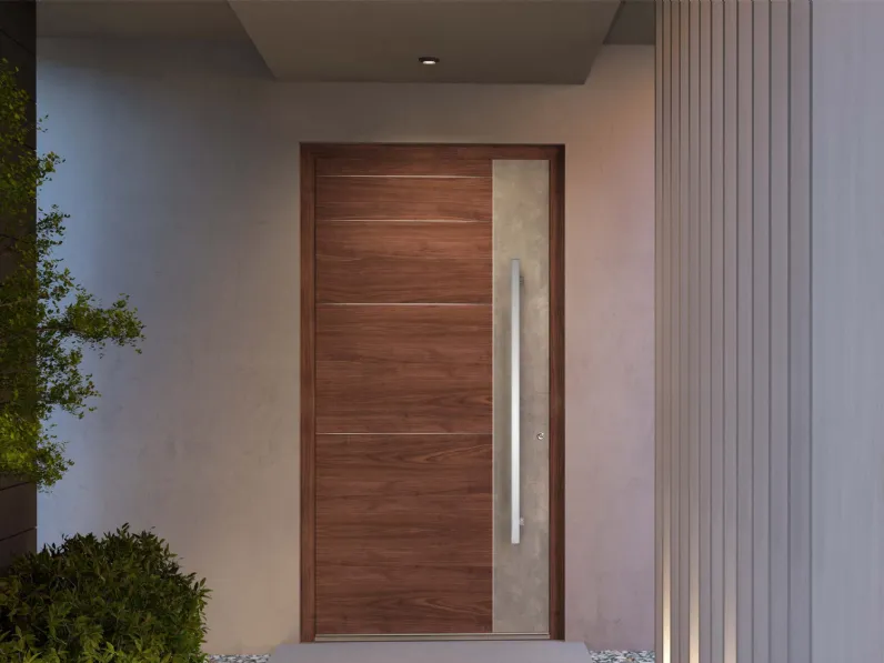 Portoncino in alluminio con pannello in laminato One Off 03 di Nurith