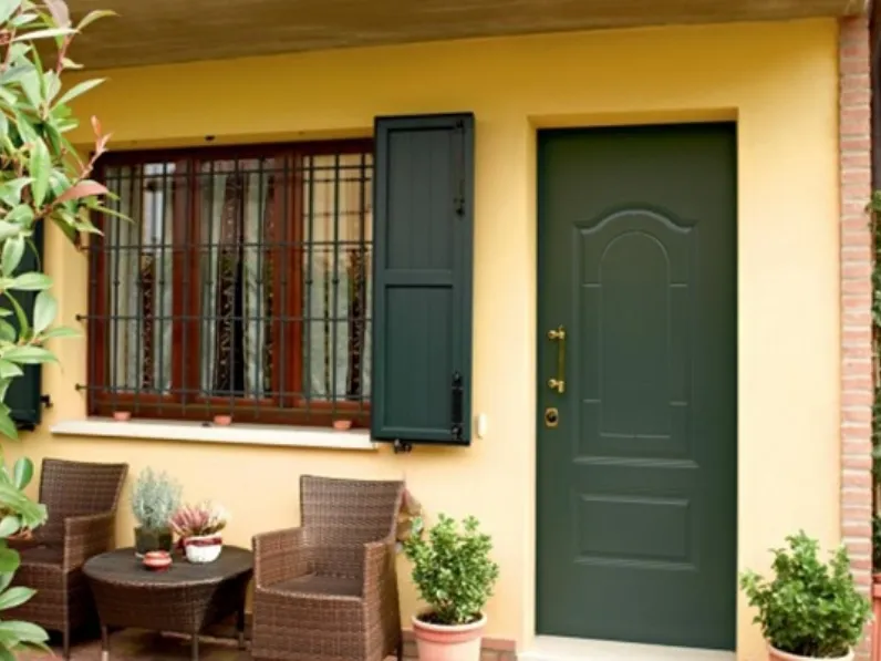 Porta blindata pantografata antieffrazione con 14 punti di bloccaggio 83 04 di Metalnova