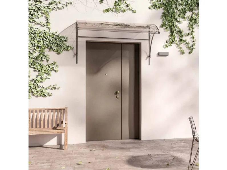 Porta blindata Solid DB Alluminio CL di Gardesa