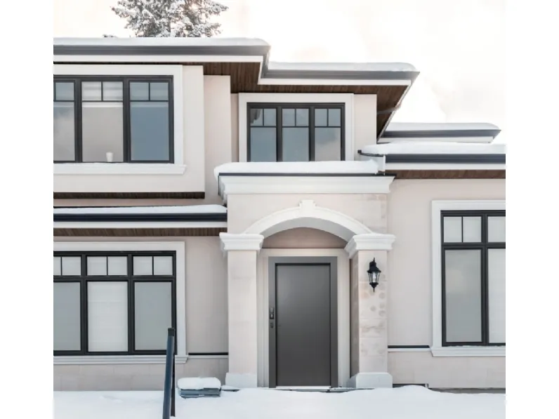 Porta blindata battente che offre la massima protezione contro gli sbalzi di temperatura Superclima 01 di Metalnova