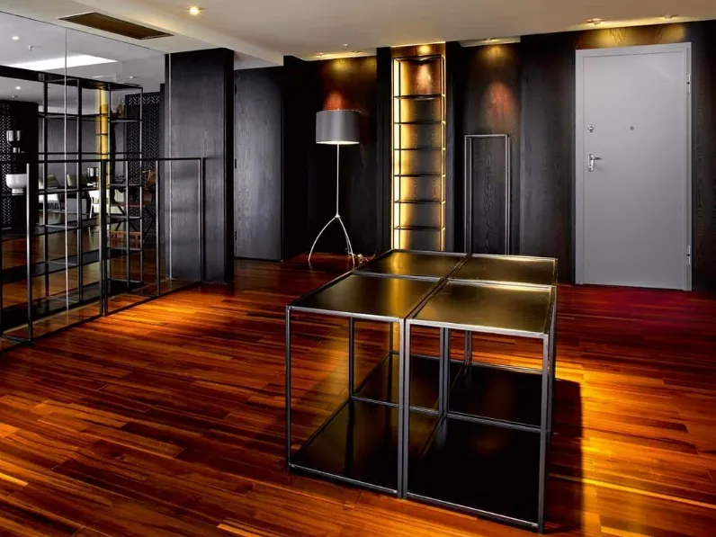 Porta blindata con abbattimento acustico e resistente al fuoco Synergy In Firecut 01 di Dierre