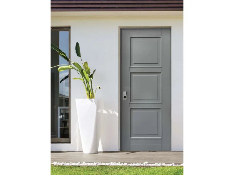 Porta blindata Tag Tuscany VD in rovere spazzolato di Okey