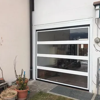 Porta sezionale in alluminio, finestrata per Garage Adige di BGG