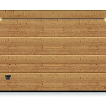 Porta sezionale in legno per Garage Bernina di BGG