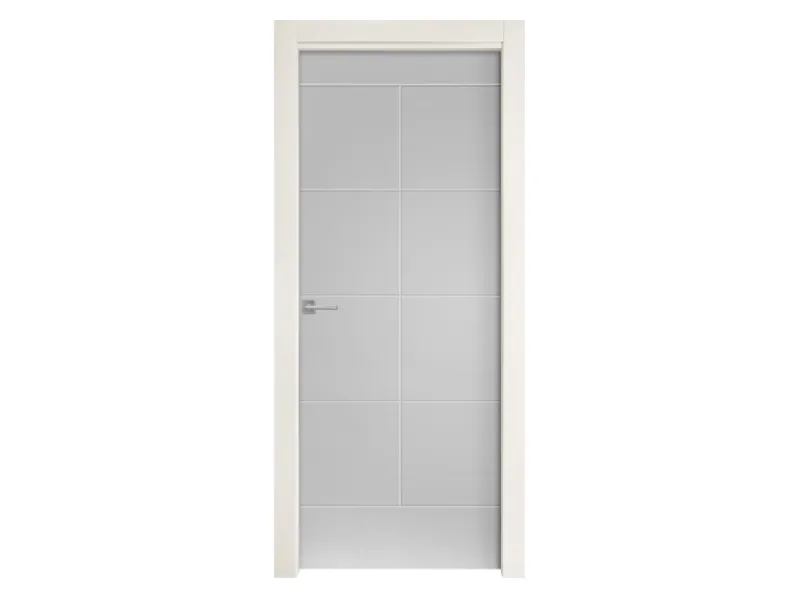 Porta per interni Ante tutto Vetro Dama in vetro satinato temperato di Ideal Door