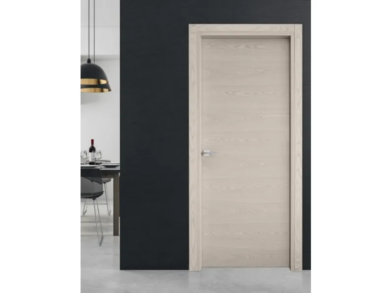 Porta per interni Azimut Armonia in Castagno sabbiato di Ideal Door