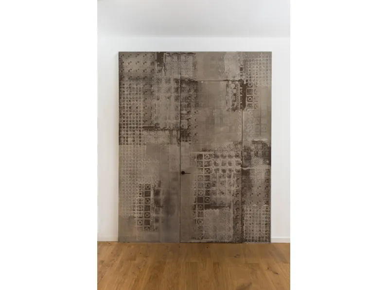 Porta battente di design per interni Boisè in legno di Albed