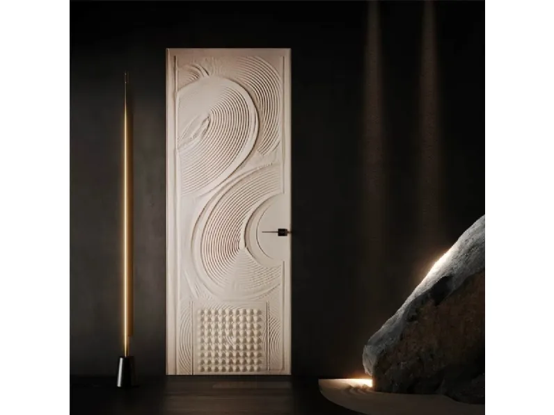 Porta per interni in sabbia colorata Casa Zen Takla di Bertolotto