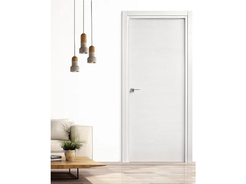Porta per interni Dock Allegra in Frassino spazzolato laccato di Ideal Door