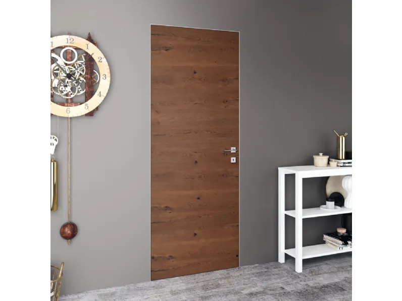 Porta per interni Essenza ES00 Rovere Touch Canaletto di Sololegno