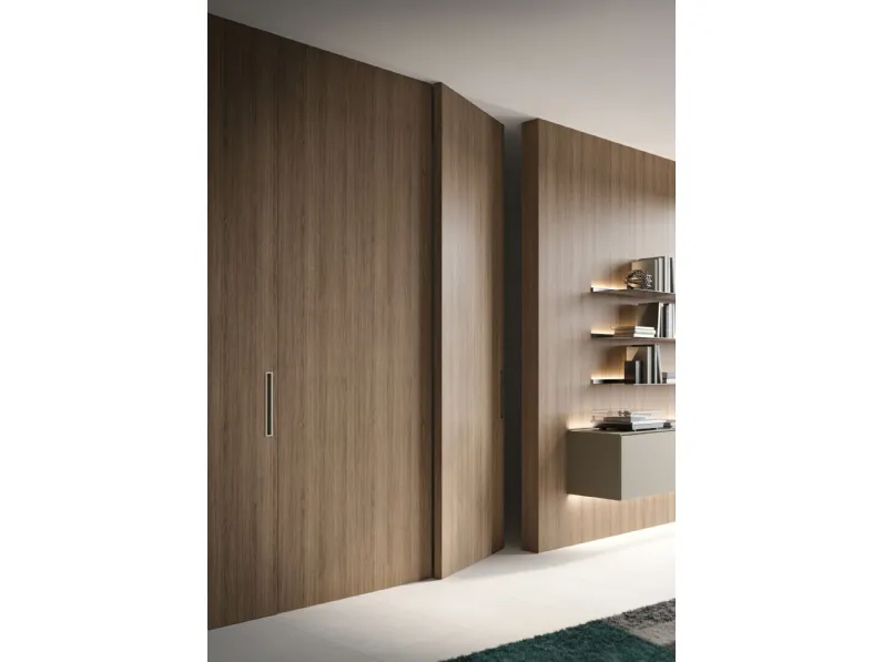 Porta per interni in legno Fan a Bilico di RES Italia