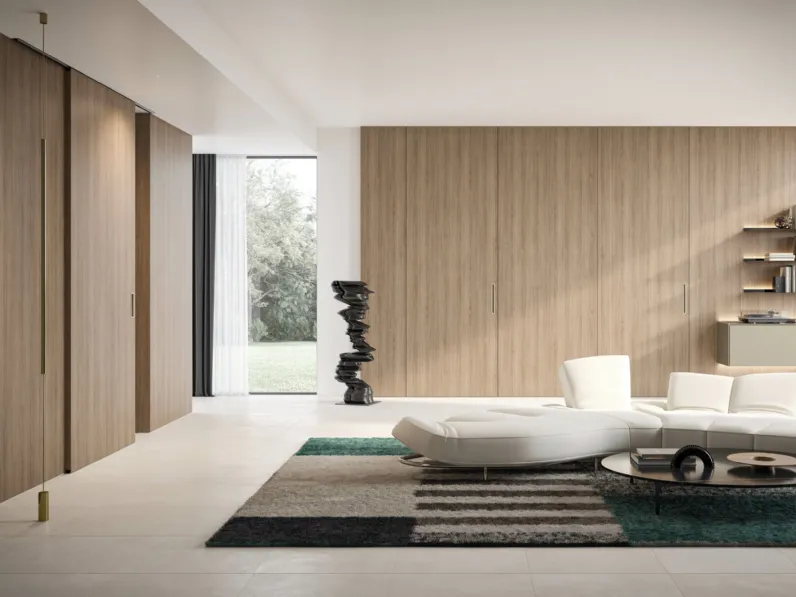 Porta per interni Fan Scorrevole in legno di RES Italia